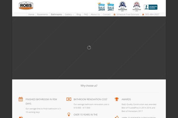 Salient theme site design template sample
