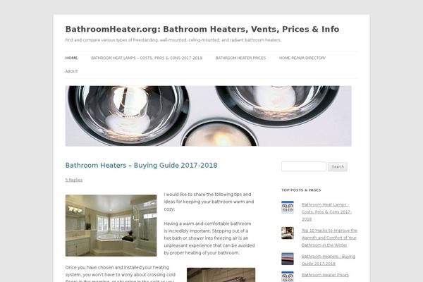 WordPress website example screenshot