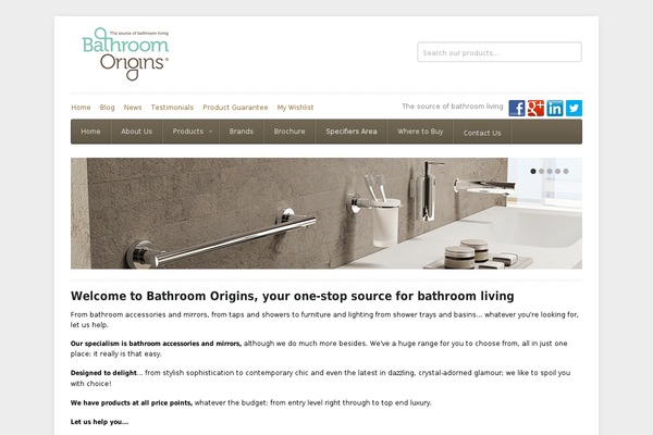 bathroomorigins.co.uk site used StorePress