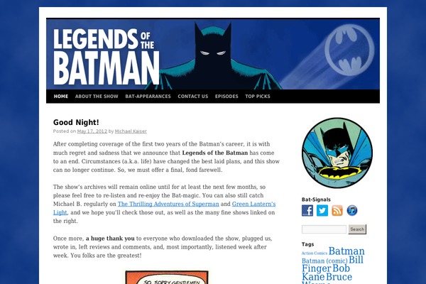 batmanlegends.com site used Belfry2010