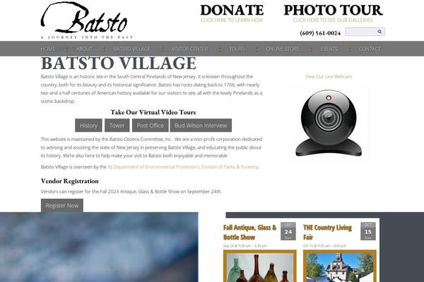batstovillage.org site used Batsto