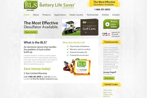 batterylifesaver.com site used Bls