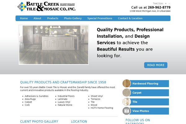 battlecreektile.com site used Mulberry