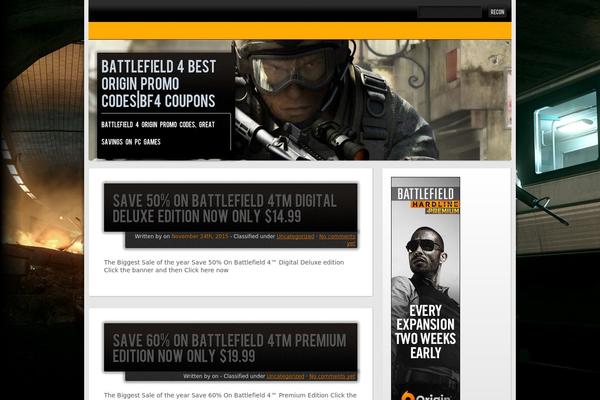 battlefieldpromo.com site used Wpbattlefield