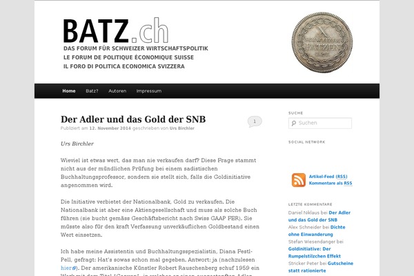 batz.ch site used Batz