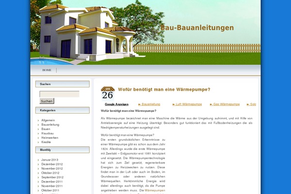 WordPress website example screenshot