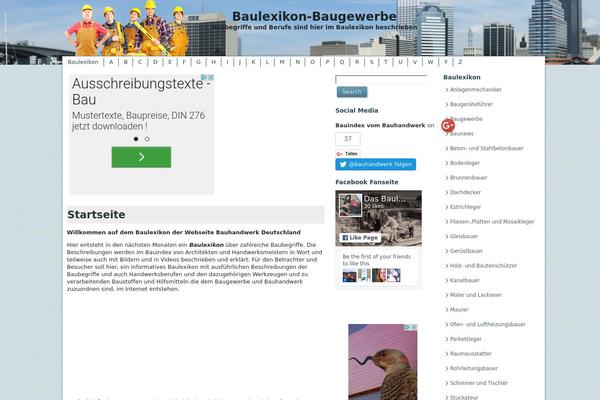 WordPress website example screenshot