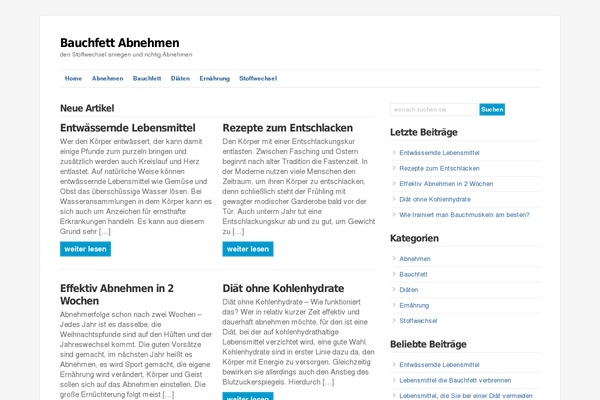 bauchfettabnehmen.net site used Bauchfett