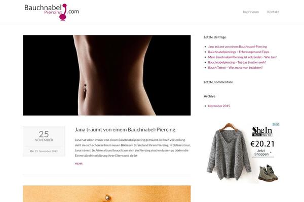 Chromatic theme site design template sample