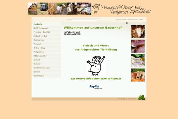WordPress website example screenshot