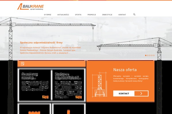 baukrane.pl site used Baukrane