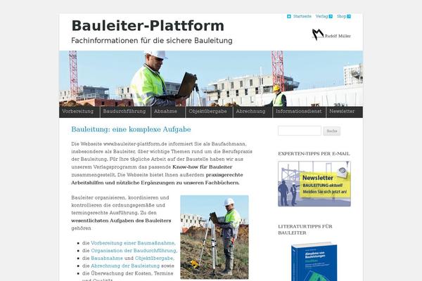 bauleiter-plattform.de site used Bauleiter-plattform