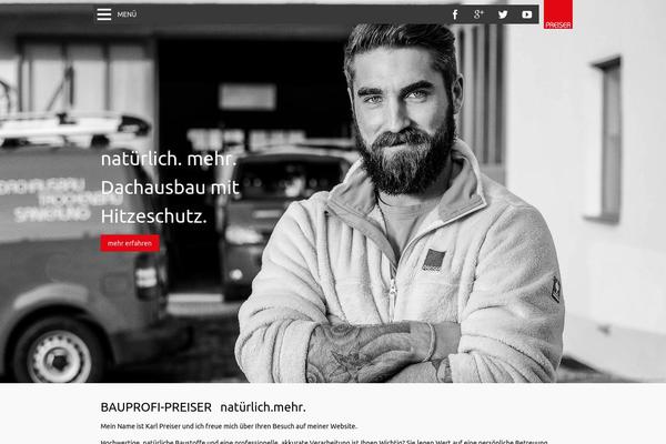 WordPress website example screenshot