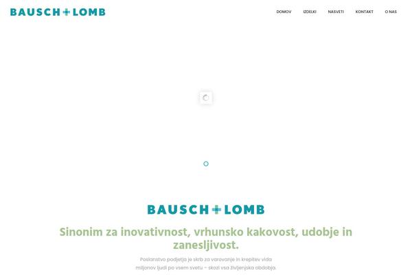 bausch-lomb.si site used Bausch-lomb
