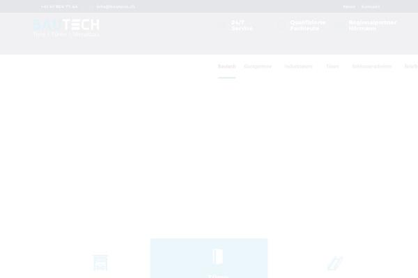 bautech.ch site used Bautech