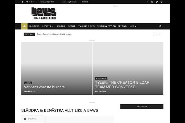 baws.se site used Baws