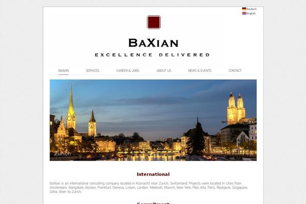 baxian.ch site used Baxian_theme