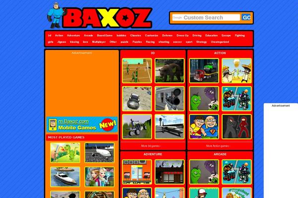 baxoz.com site used Baxoztheme