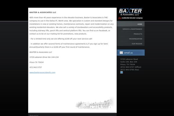 baxterassociatesllc.com site used Baxter