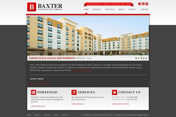 baxterconstructionco.com site used Baxter