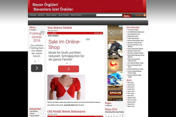 bayanorguleri.com site used Bayan
