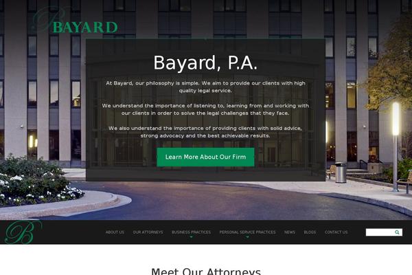 bayard theme websites examples