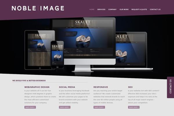 new-noble theme websites examples