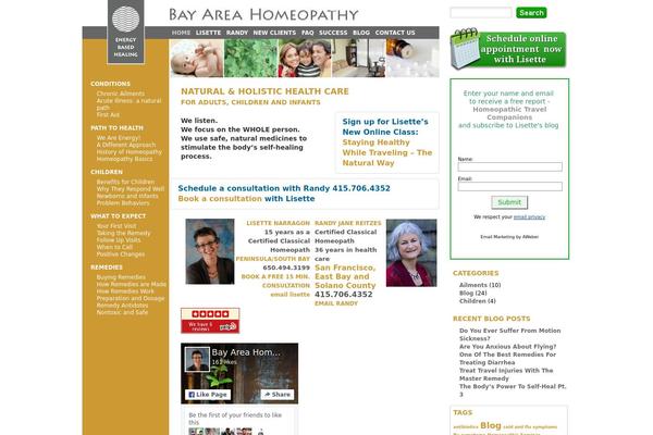 bayareahomeopathy.com site used Homeopathy