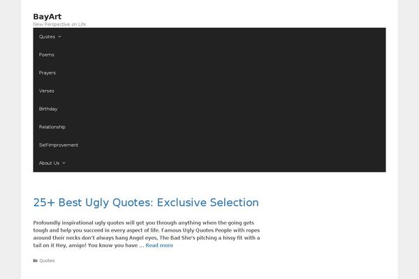 WordPress website example screenshot