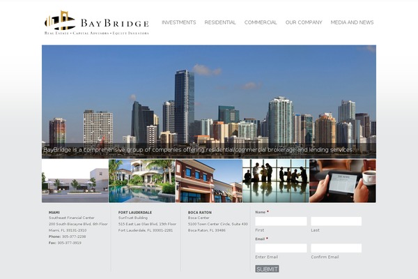 baybridgere.com site used Baybridge