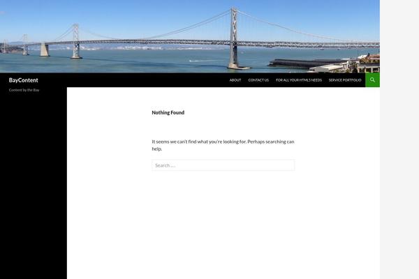 Twenty Fourteen theme site design template sample