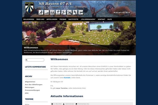 WordPress website example screenshot