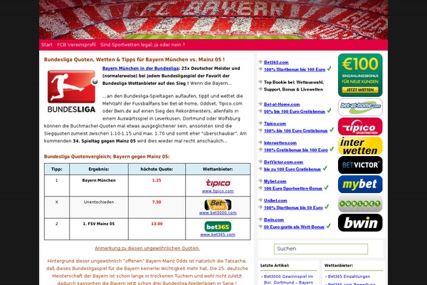 WordPress website example screenshot