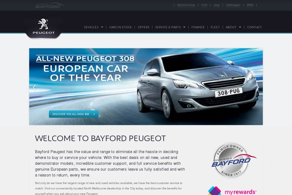 bayfordpeugeot.com.au site used Peugeot