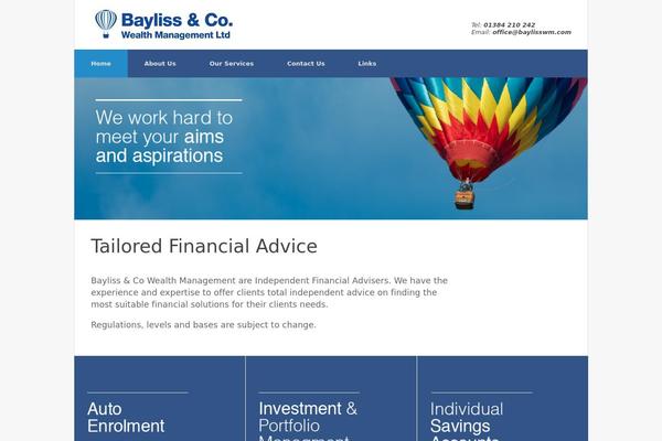 WordPress website example screenshot