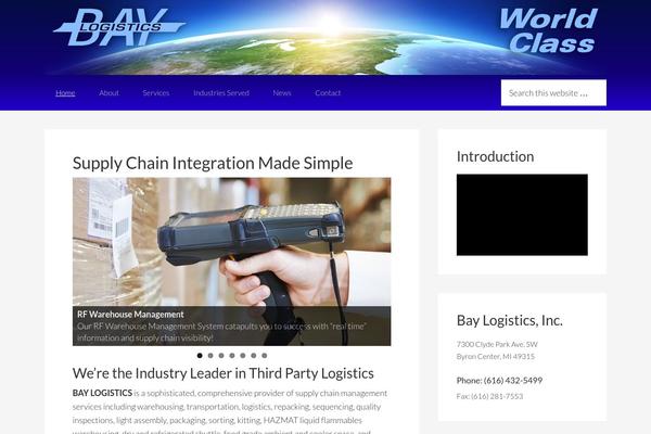 Genesis theme site design template sample