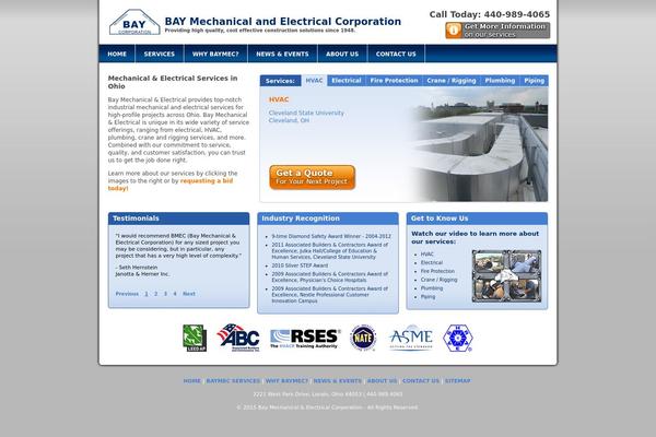 baymec.com site used Baymec-theme