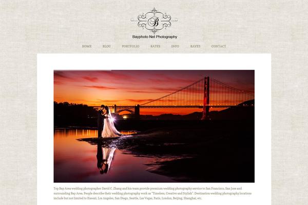 Prophoto4 theme site design template sample