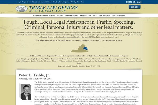 bayriverlaw.com site used Triblelawtheme