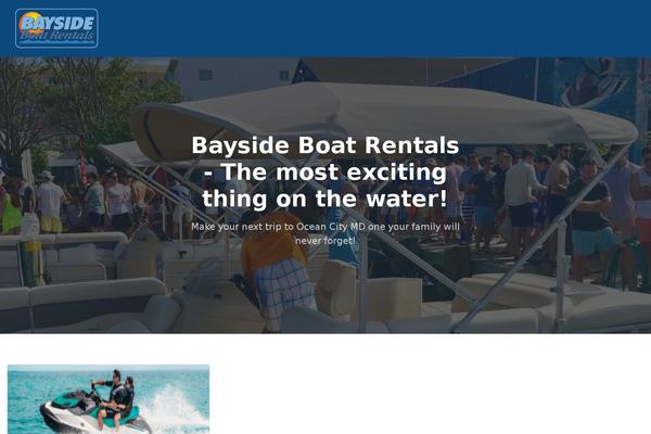 baysideboatrentals.com site used WP Bootstrap 4