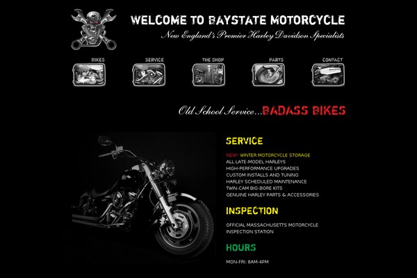 baystatemotorcycle.com site used Baystatemotorcycle