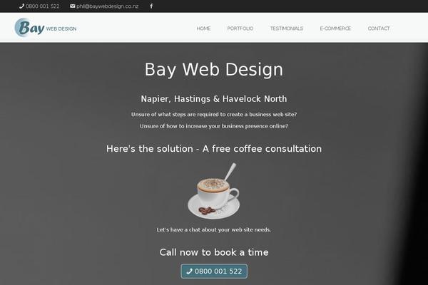 baywebdesign.co.nz site used Baywebcanvas