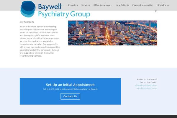 Divi theme site design template sample