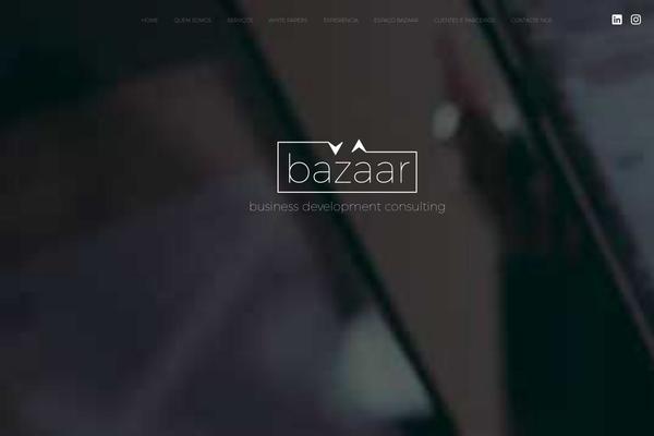 Bazaar theme site design template sample