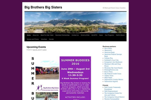 Twenty Ten theme site design template sample