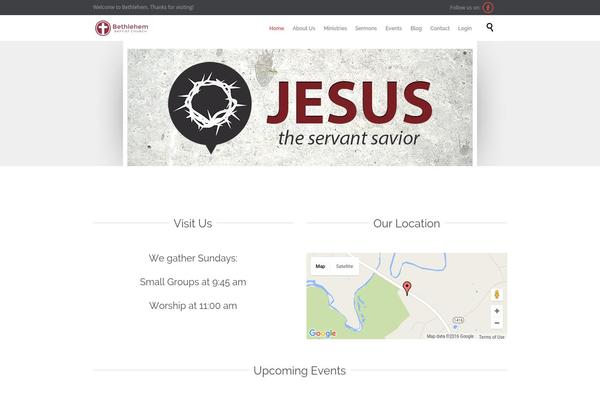 Church and Event theme site design template sample