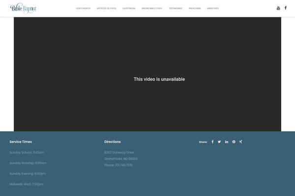 Brooklyn theme site design template sample