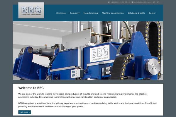 bbg-mbh.com site used Bbgbmh_de