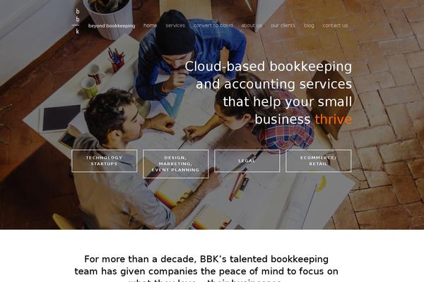 WordPress website example screenshot