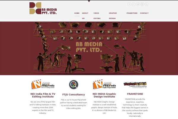 Bapia theme site design template sample